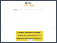 Tablet Screenshot of junkerhaus.com